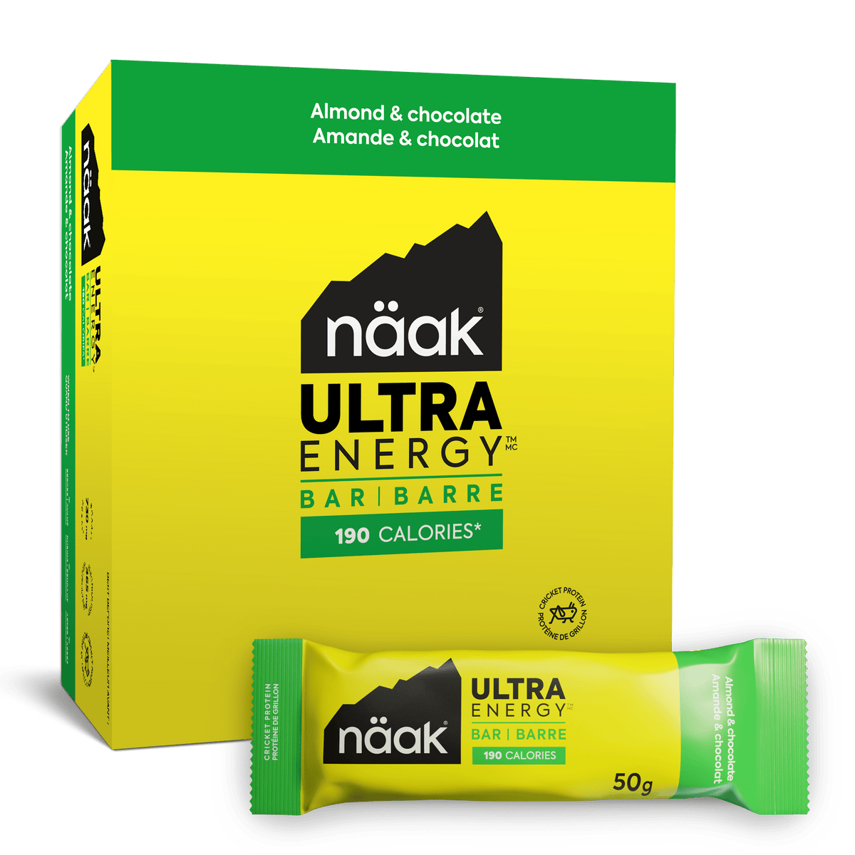 Näak Energy Bar Energy Bar | Almond &amp; Chocolate