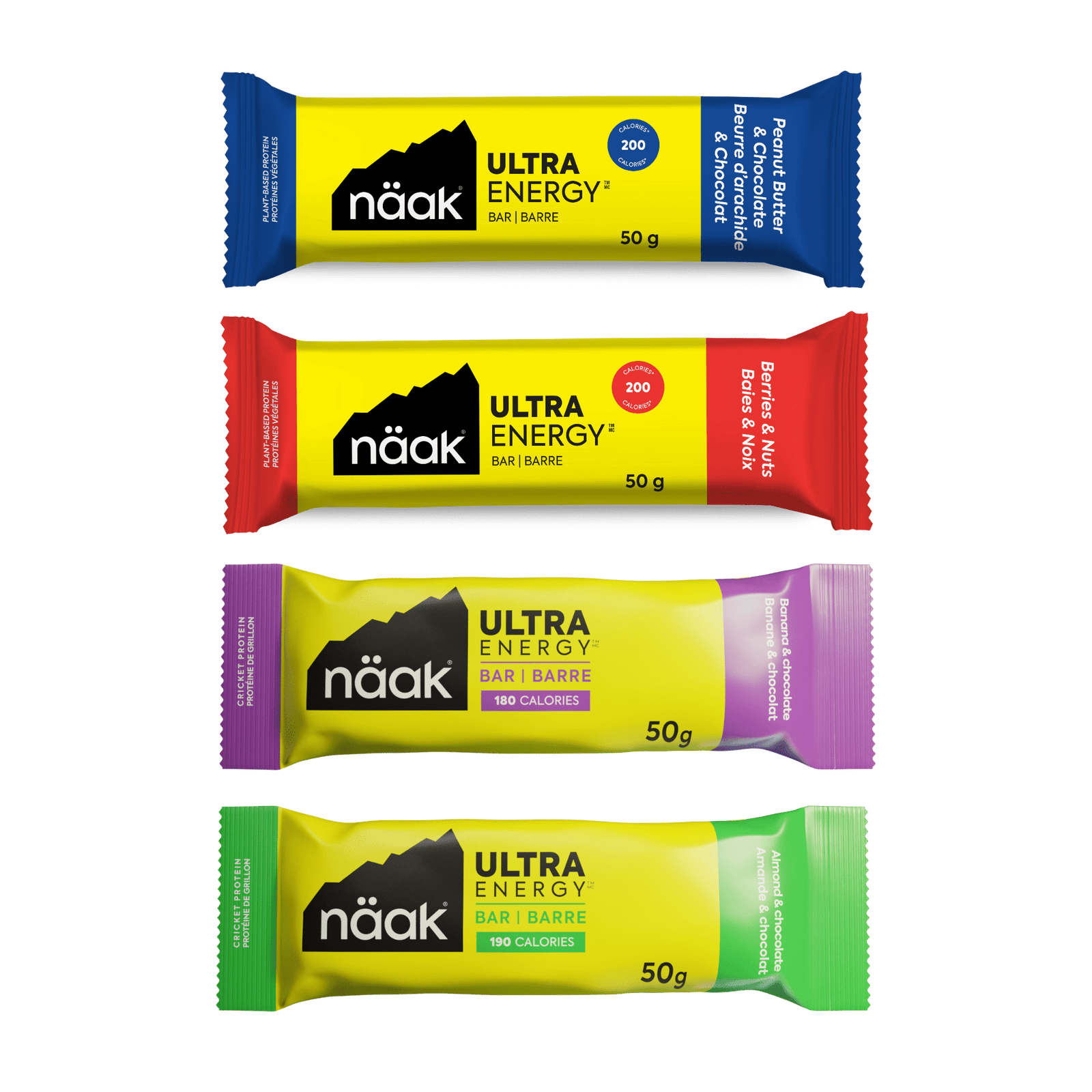 Näak Energy Bar Energy Bar | Caffeine-free Pack