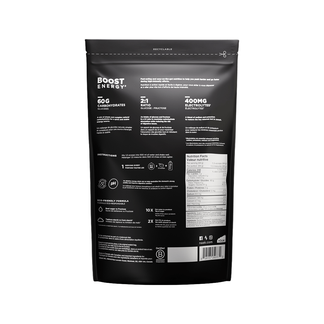 Näak Energy Drink Mix Boost Energy™ Drink Mix | Neutral 60 - Bag
